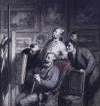 Honoré Daumier, The Amateurs Walters Art Museum Acquired by Henry Walters, 1910.