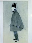Leonetto Cappiello, Caricature de Jacques Doucet, 1903 © Adagp/Musée Angladon-Dubrujeaud. Cliché F. Lepeltier