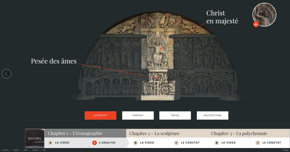 Webdocumentaire autour du portail de Conques