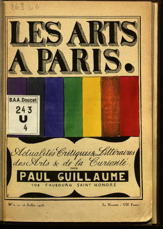 Répertoire de cent revues francophones d’histoire et de critique d’art de la première partie du XXe siècle