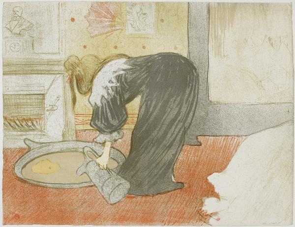 La femme au tub, de Henri de Toulouse-Lautrec