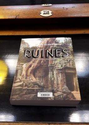 "Une histoire des ruines" sur une table dans la salle Labrouste. Cliché INHA