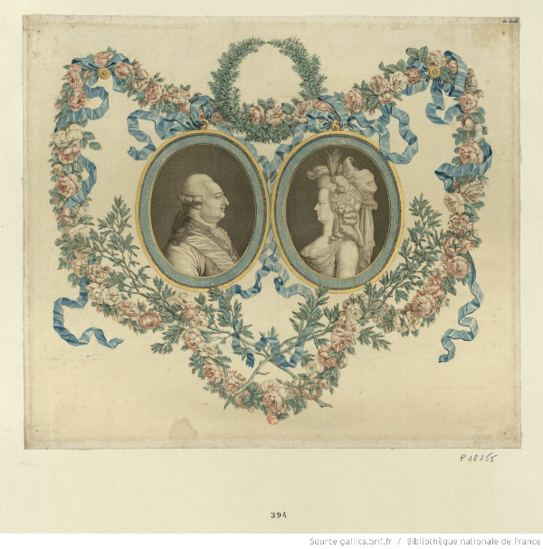 J.-B.-A. Dagoty, Scènes de la vie d’Henri IV, [1782], restitution de montage sur des fauteuils Louis XVI