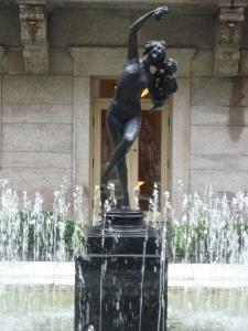 Frederick MacMonnies, Bacchante et le petit faune. Cliché Ludivine Schott