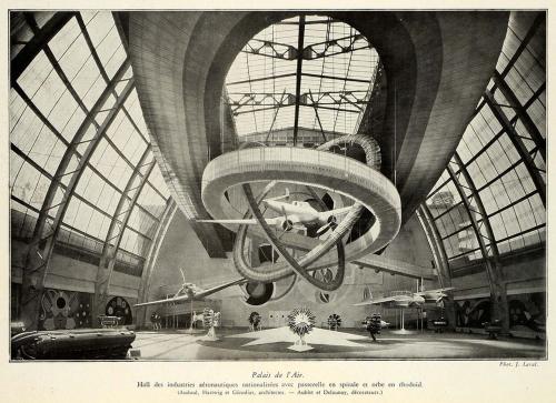 J. Laval, Exposition internationale des Arts et des techniques appliqués à la vie moderne, Palais de l’Air, L'Illustration n° 4928 (14 août 1937)